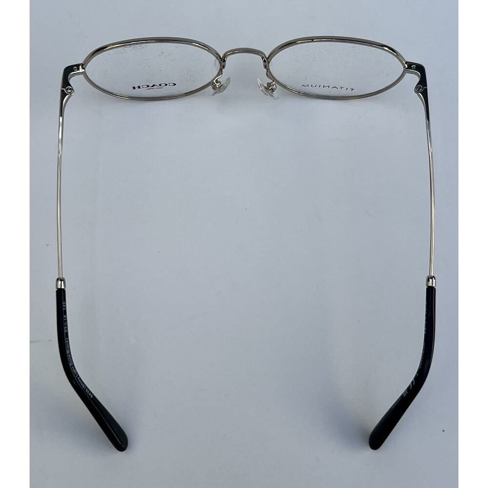 COACH Titanium HC5180TD Shiny Light Gold / Black Lightweight Frames 53 18 145 NW - Picture 6 of 16